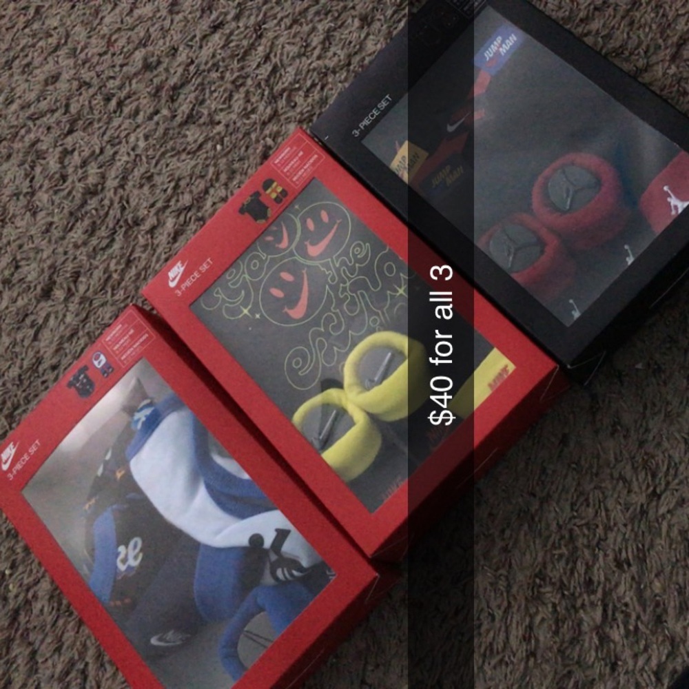 Nike box set new never used
